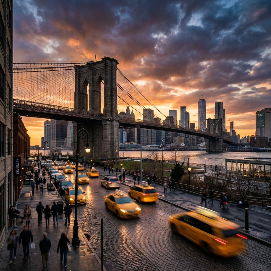 Travel background landmark